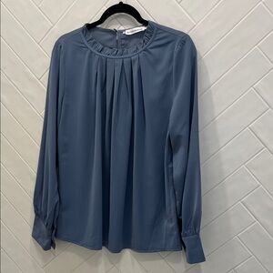 Elegant Blue Women's Top